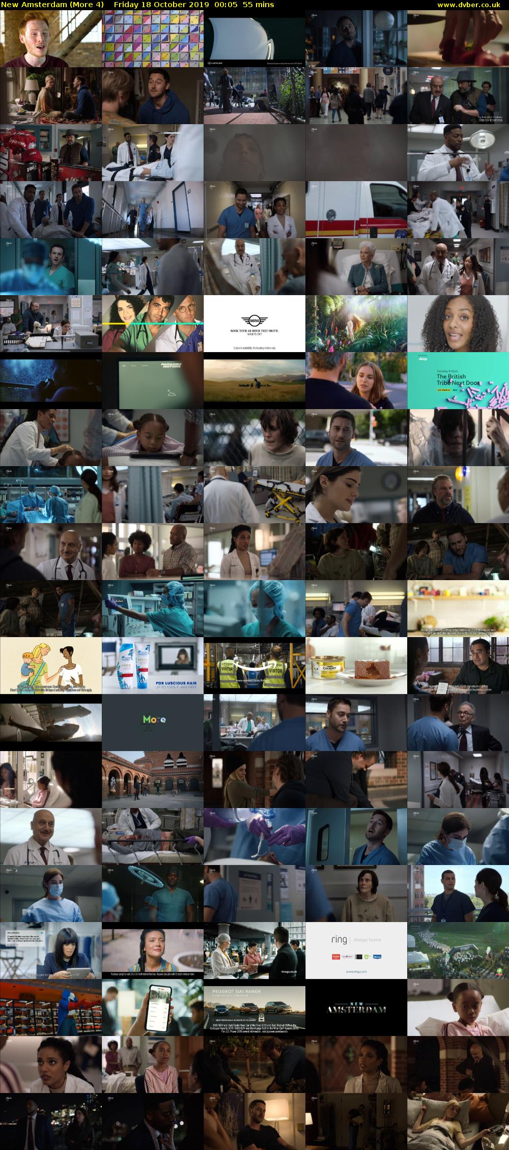 New Amsterdam (More 4) Friday 18 October 2019 00:05 - 01:00