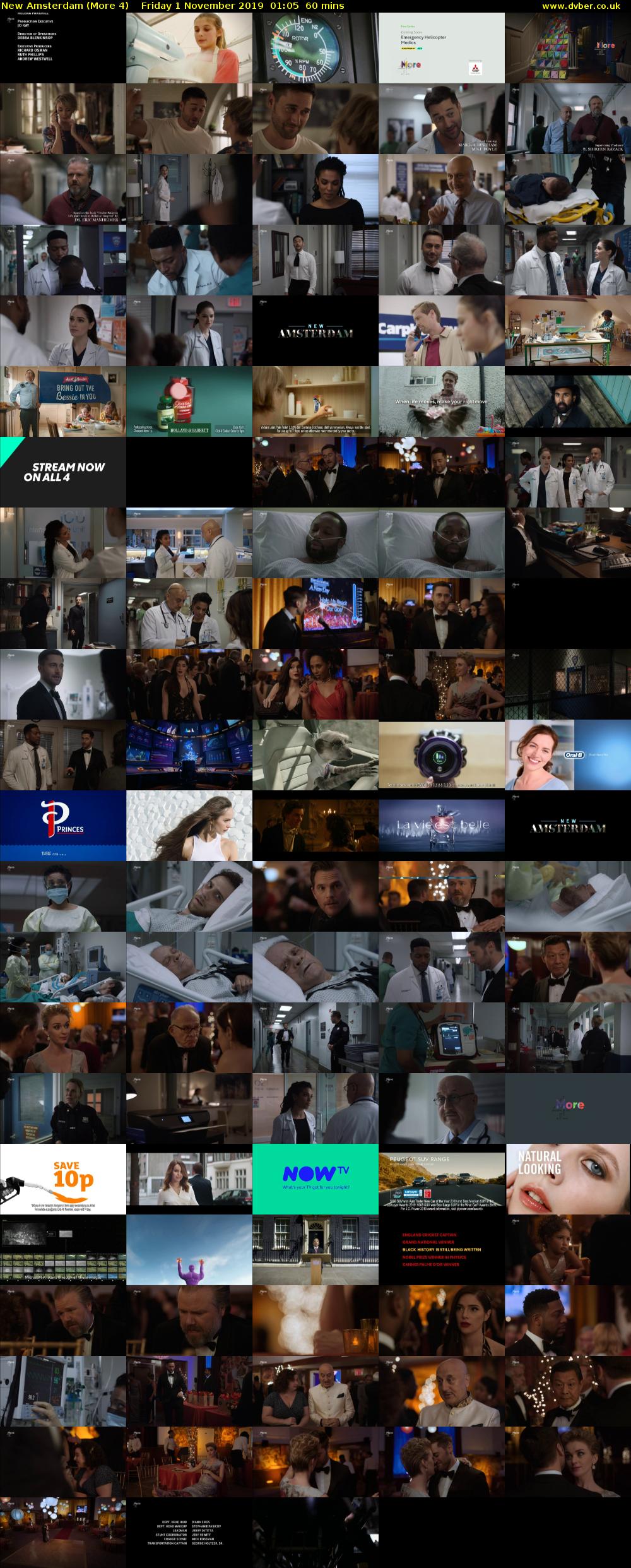 New Amsterdam (More 4) Friday 1 November 2019 01:05 - 02:05