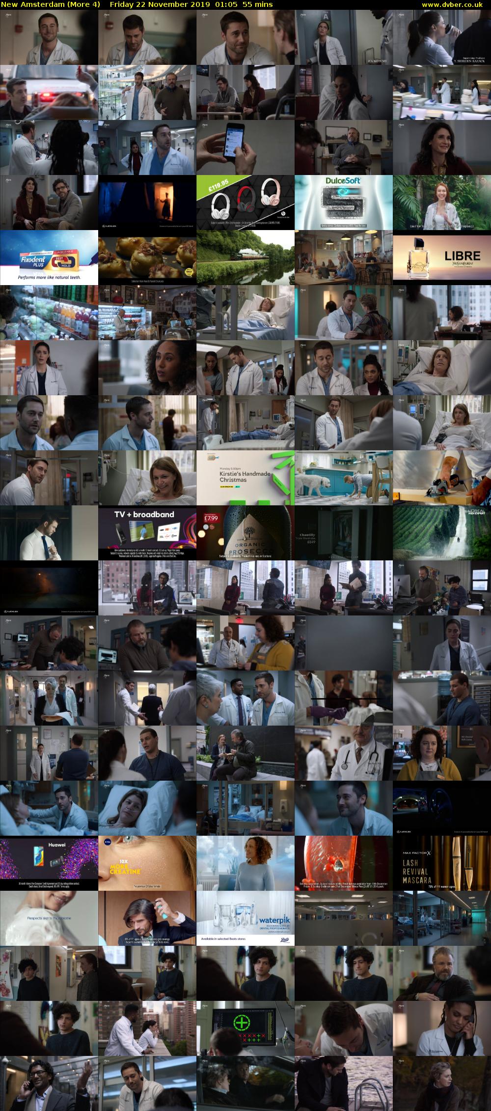 New Amsterdam (More 4) Friday 22 November 2019 01:05 - 02:00