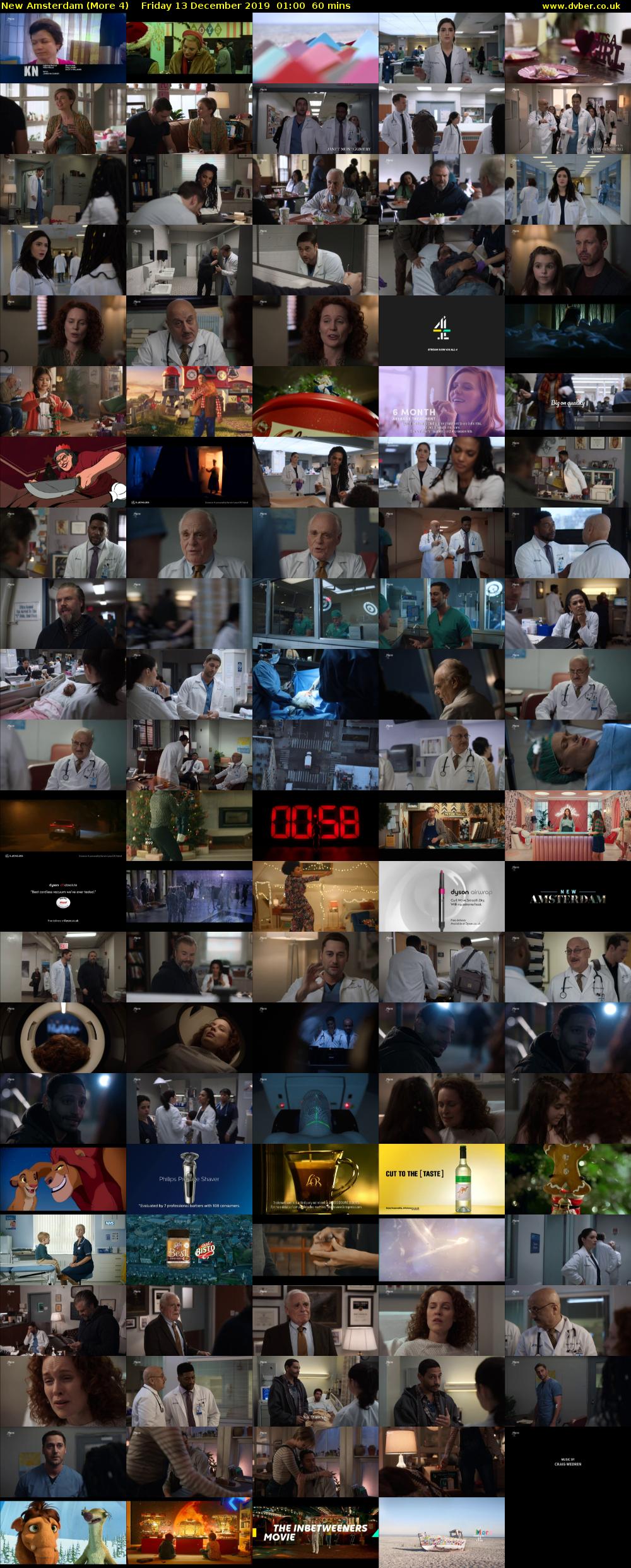 New Amsterdam (More 4) Friday 13 December 2019 01:00 - 02:00