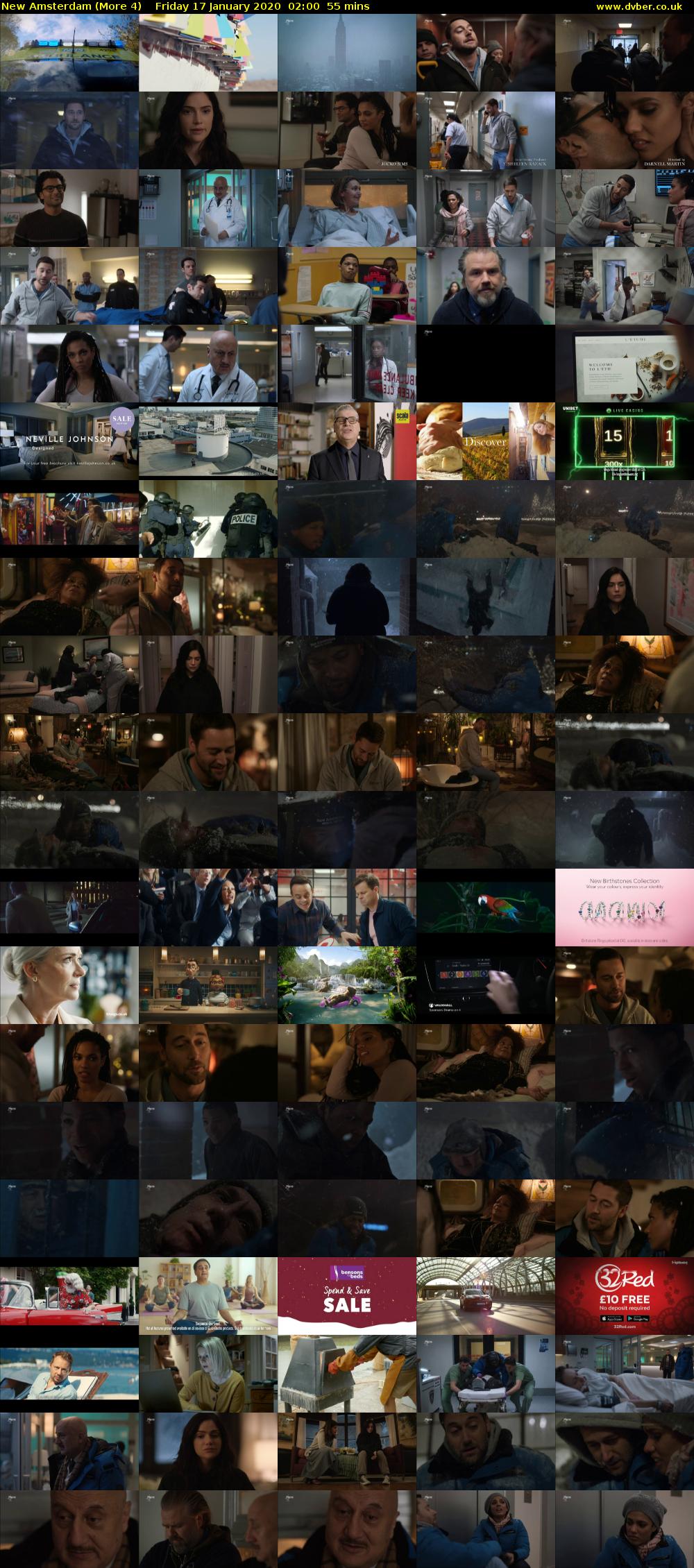 New Amsterdam (More 4) Friday 17 January 2020 02:00 - 02:55