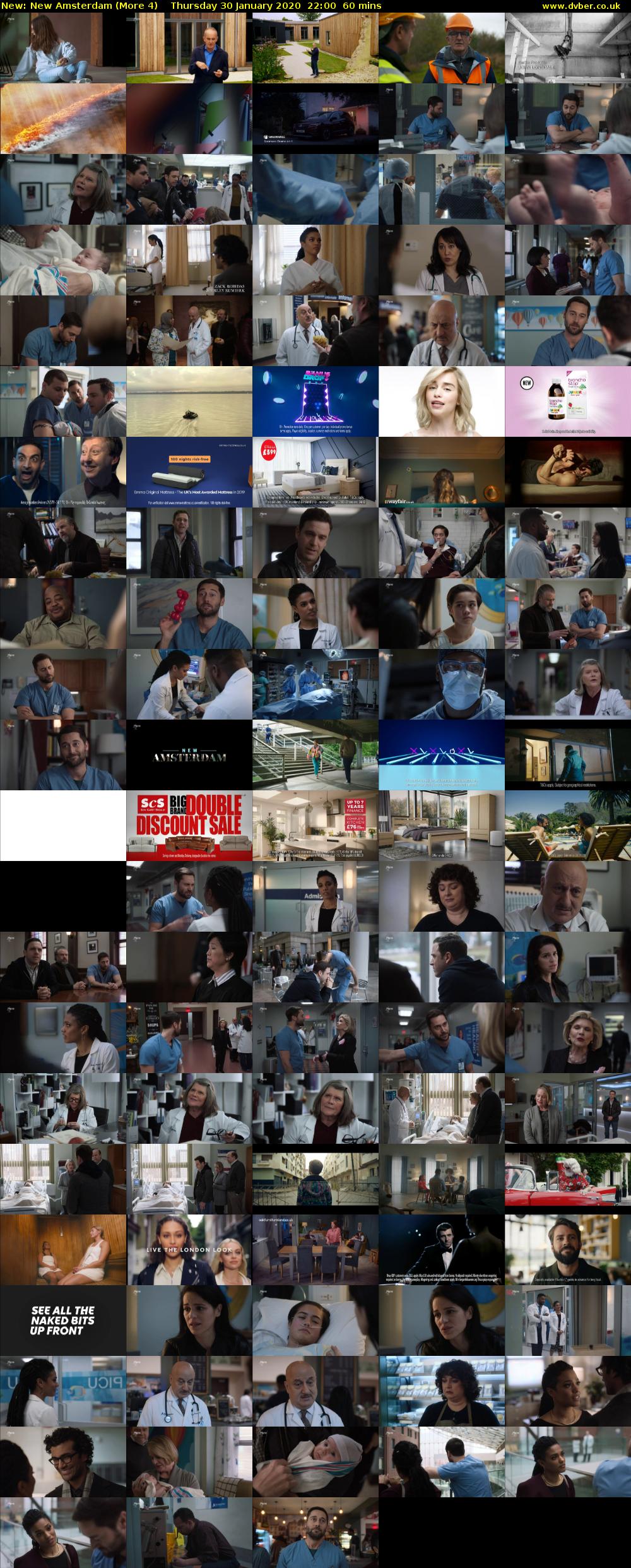 New Amsterdam (More 4) Thursday 30 January 2020 22:00 - 23:00