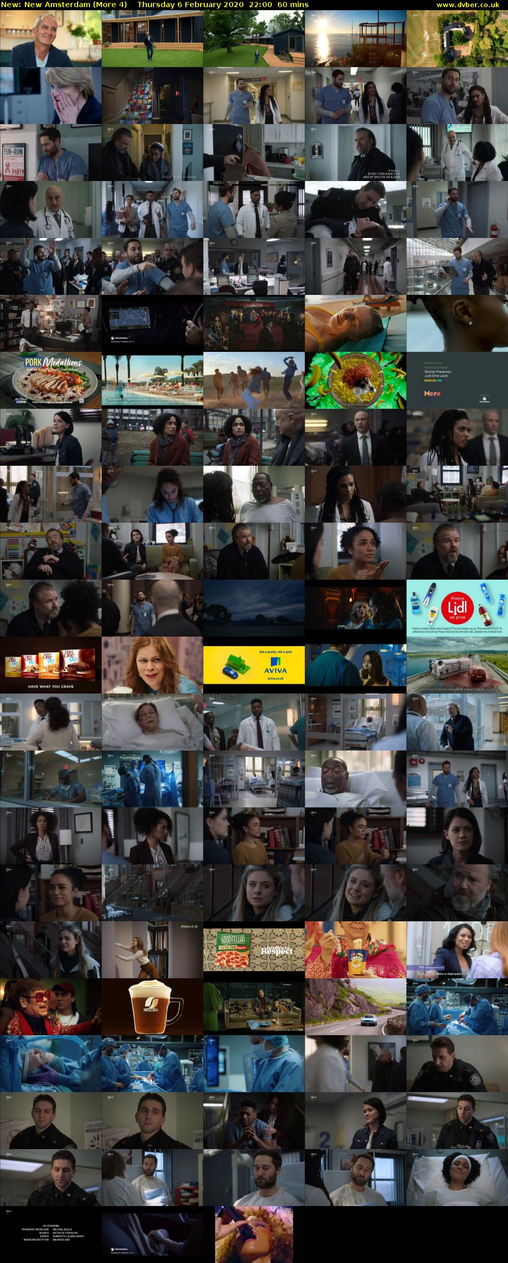 New Amsterdam (More 4) Thursday 6 February 2020 22:00 - 23:00