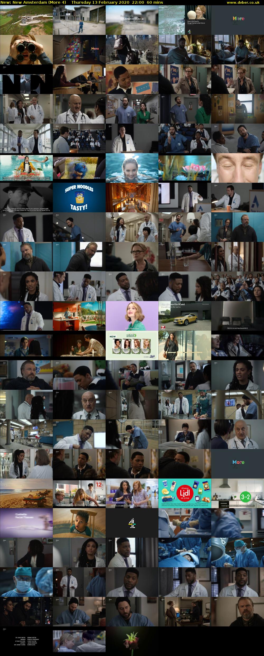 New Amsterdam (More 4) Thursday 13 February 2020 22:00 - 23:00