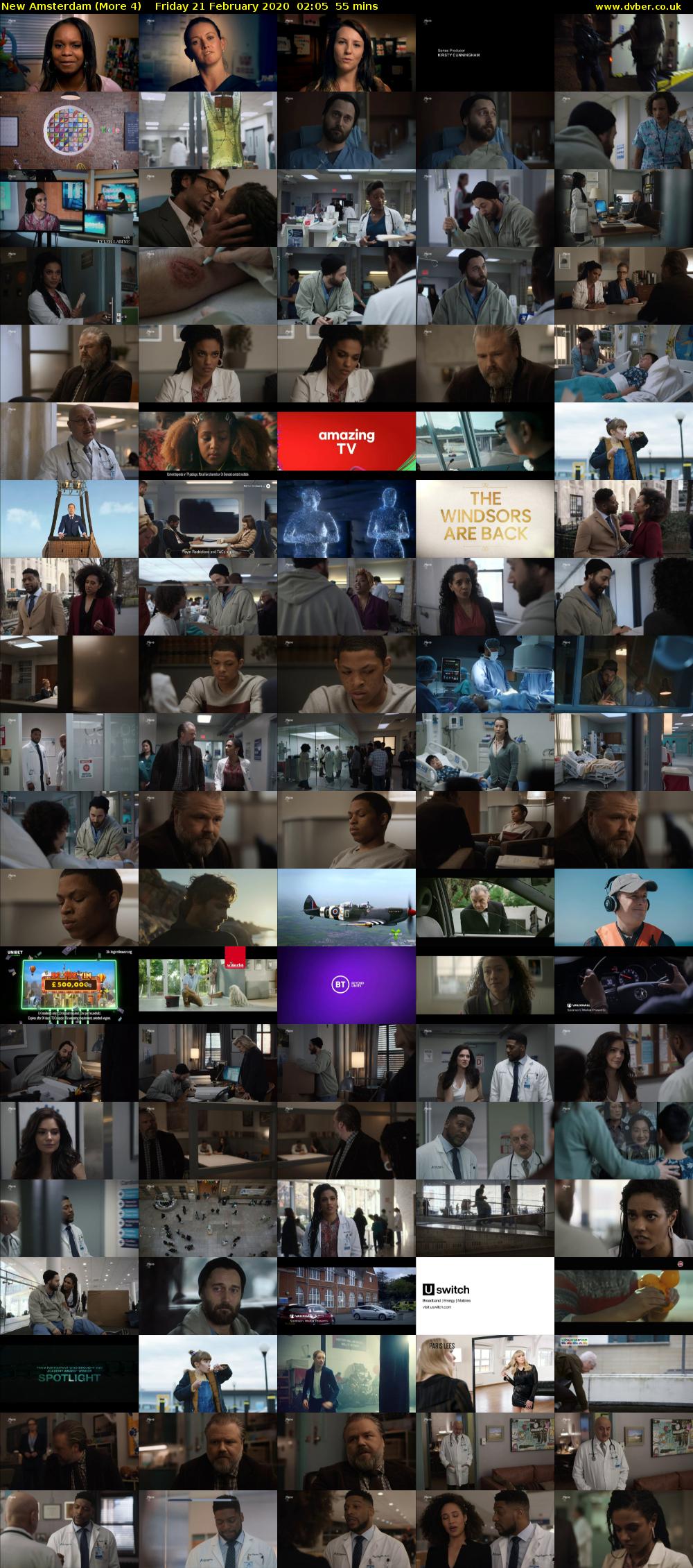 New Amsterdam (More 4) Friday 21 February 2020 02:05 - 03:00