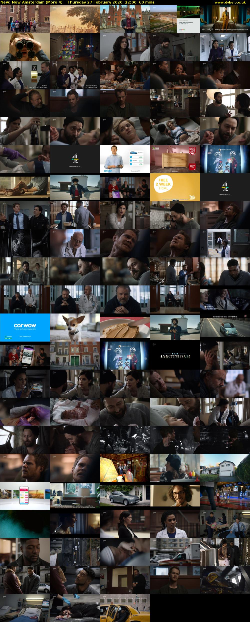 New Amsterdam (More 4) Thursday 27 February 2020 22:00 - 23:00