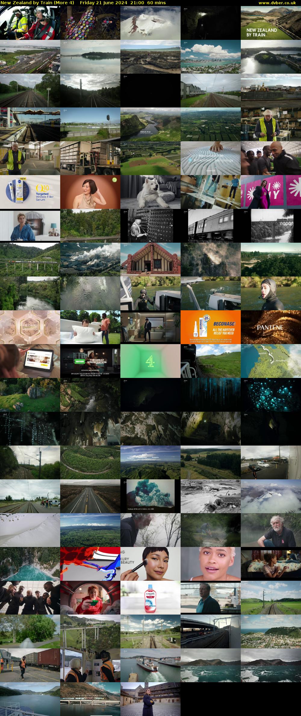 New Zealand by Train (More 4) Friday 21 June 2024 21:00 - 22:00