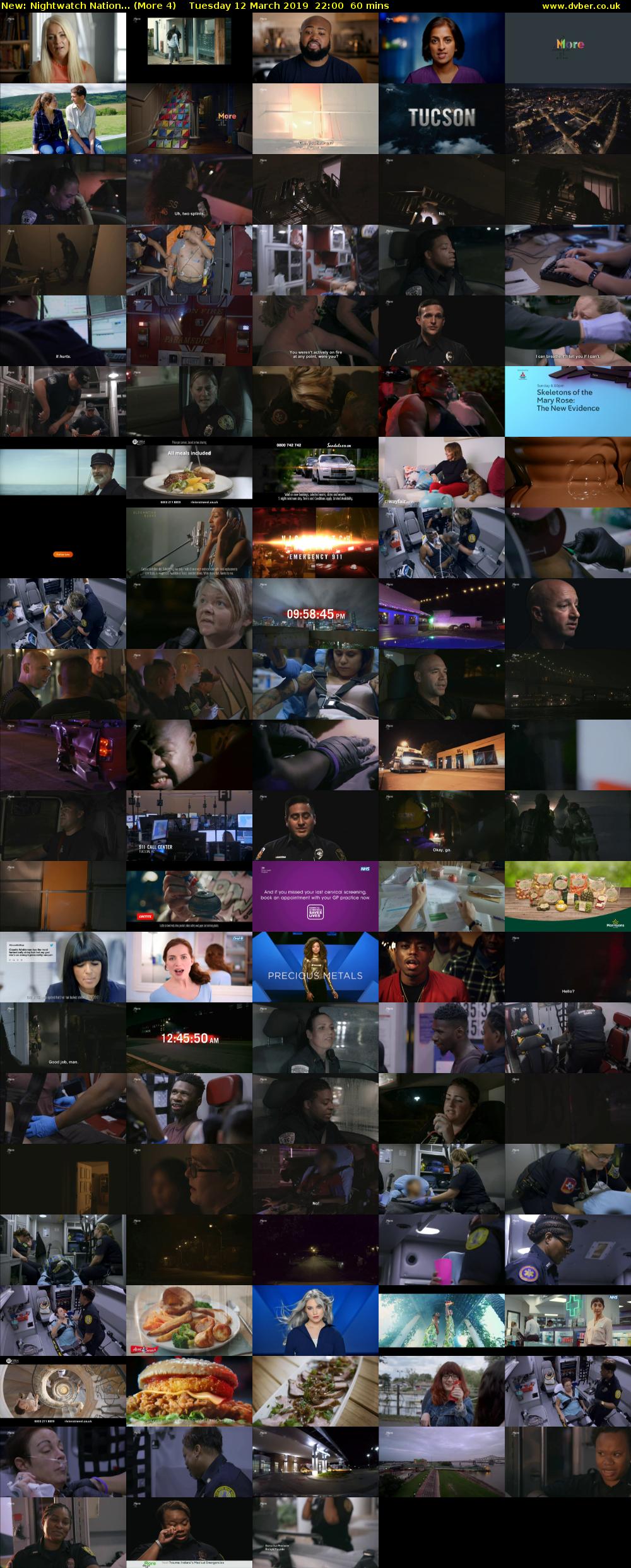 Nightwatch Nation... (More 4) Tuesday 12 March 2019 22:00 - 23:00