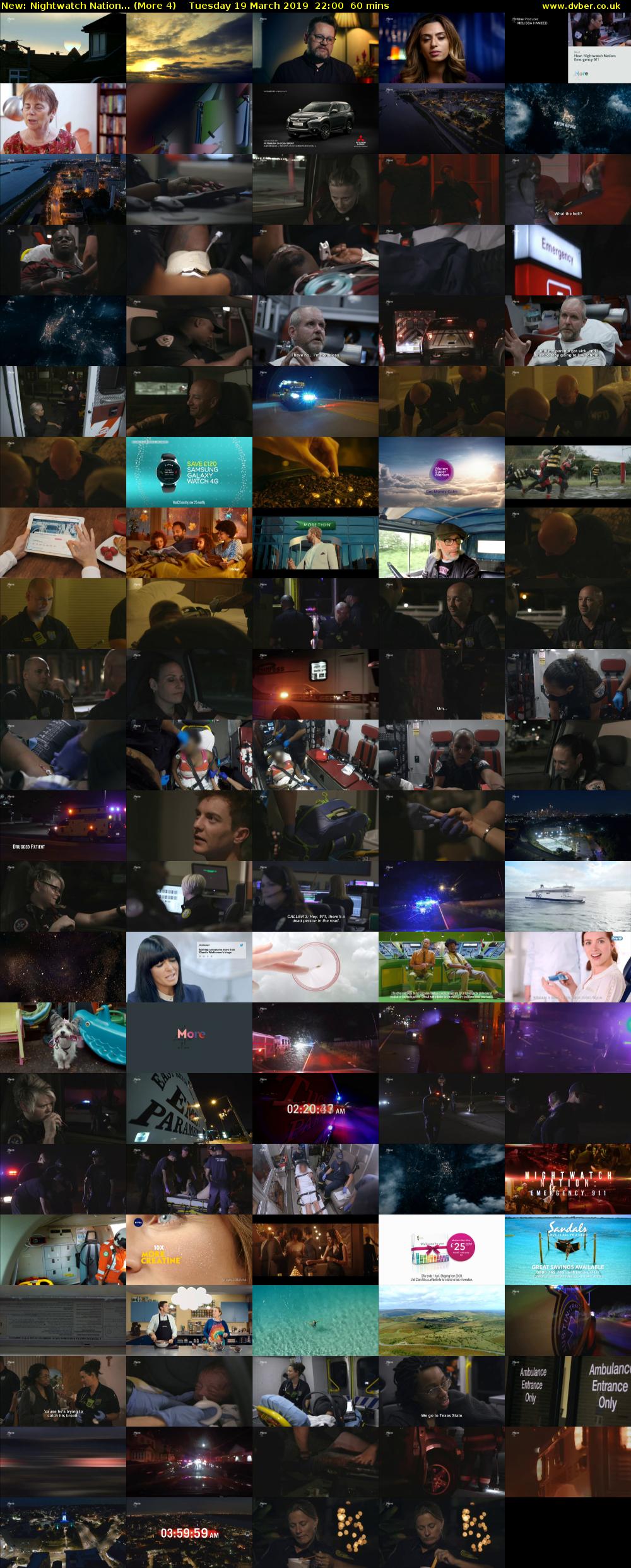 Nightwatch Nation... (More 4) Tuesday 19 March 2019 22:00 - 23:00