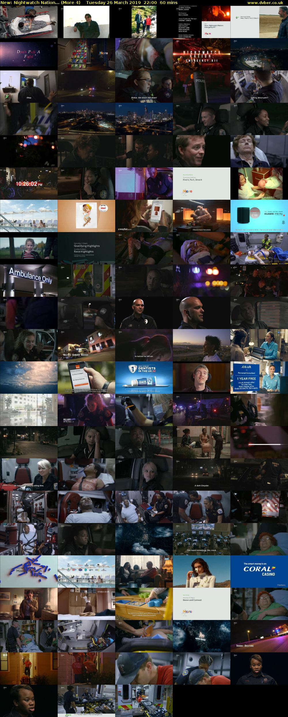 Nightwatch Nation... (More 4) Tuesday 26 March 2019 22:00 - 23:00