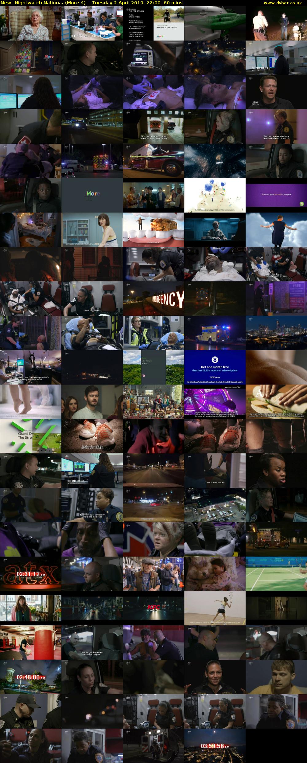 Nightwatch Nation... (More 4) Tuesday 2 April 2019 22:00 - 23:00