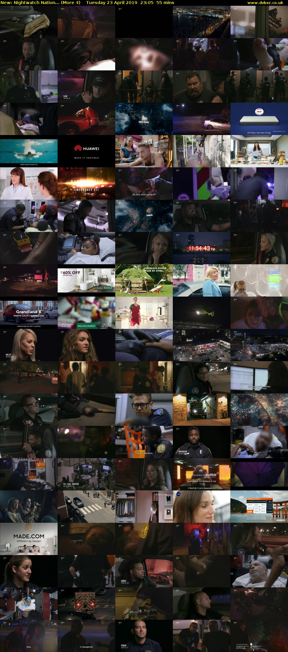 Nightwatch Nation... (More 4) Tuesday 23 April 2019 23:05 - 00:00