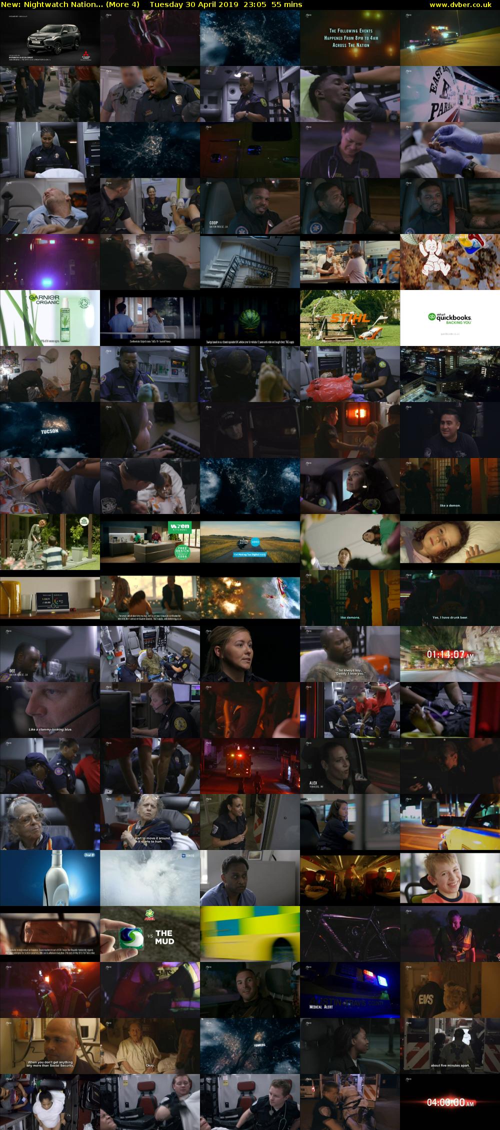 Nightwatch Nation... (More 4) Tuesday 30 April 2019 23:05 - 00:00