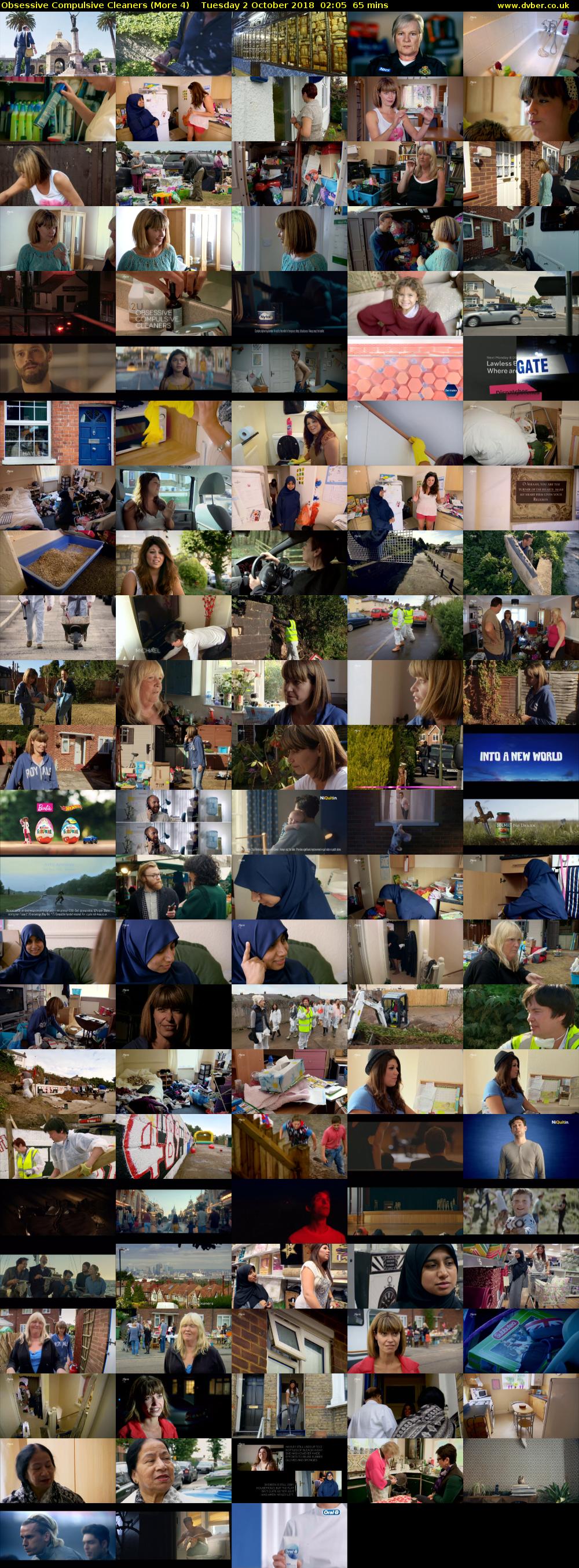 Obsessive Compulsive Cleaners (More 4) Tuesday 2 October 2018 02:05 - 03:10