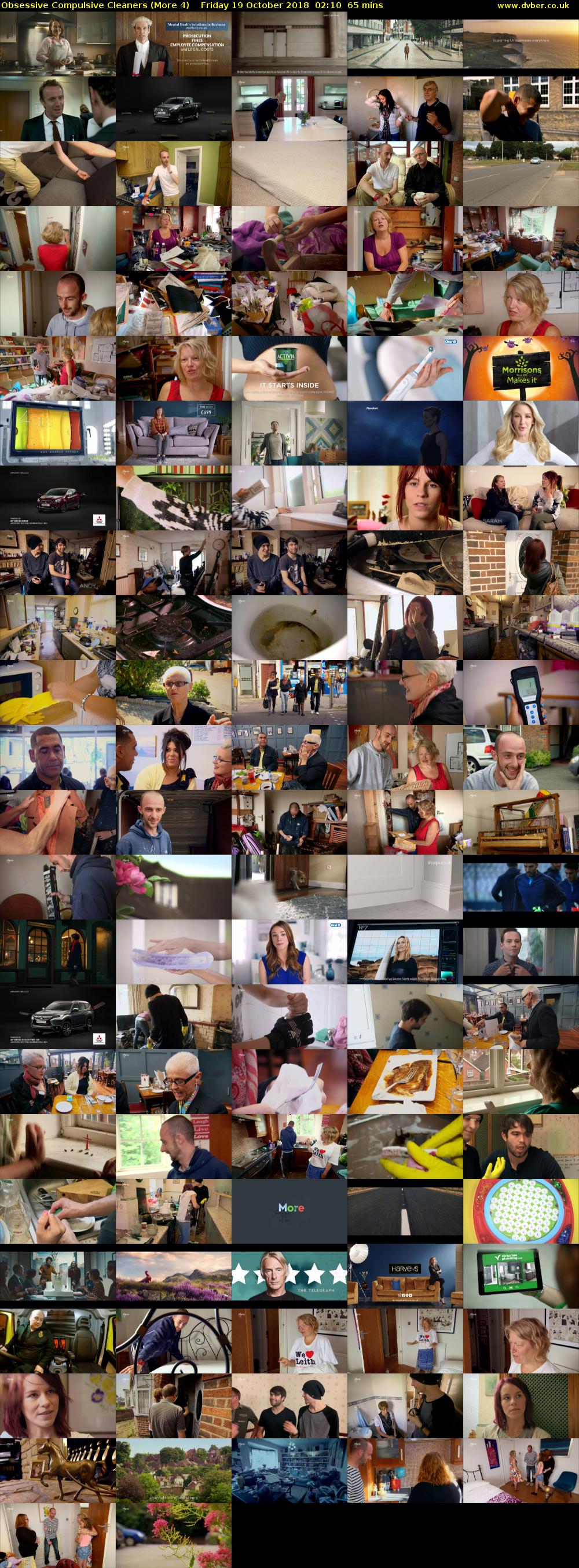 Obsessive Compulsive Cleaners (More 4) Friday 19 October 2018 02:10 - 03:15