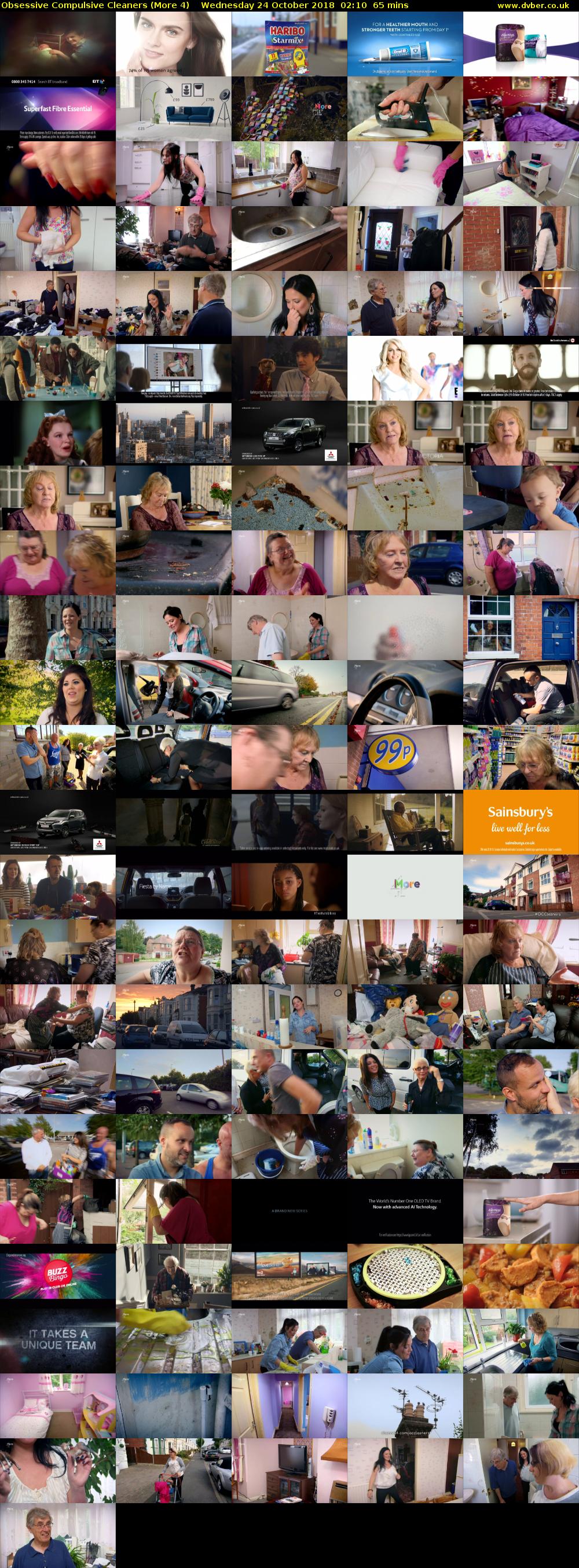 Obsessive Compulsive Cleaners (More 4) Wednesday 24 October 2018 02:10 - 03:15