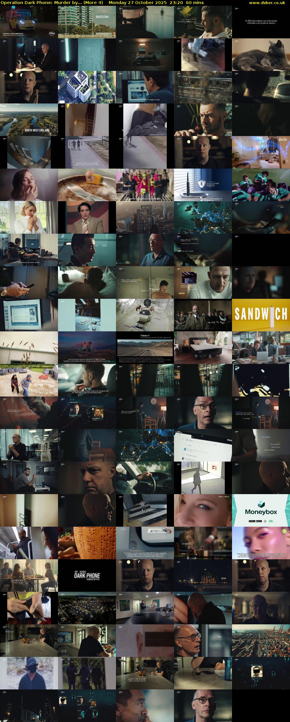 Operation Dark Phone: Murder by... (More 4) Monday 27 October 2025 23:20 - 00:20