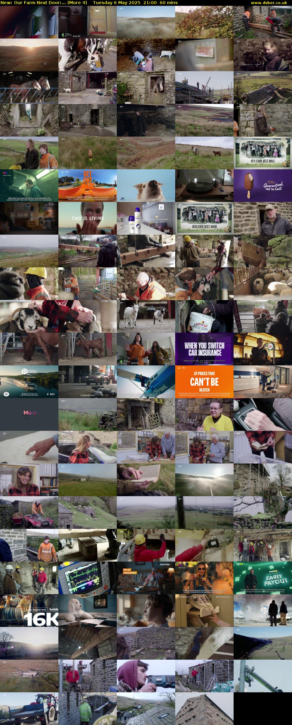 Our Farm Next Door:... (More 4) Tuesday 6 May 2025 21:00 - 22:00