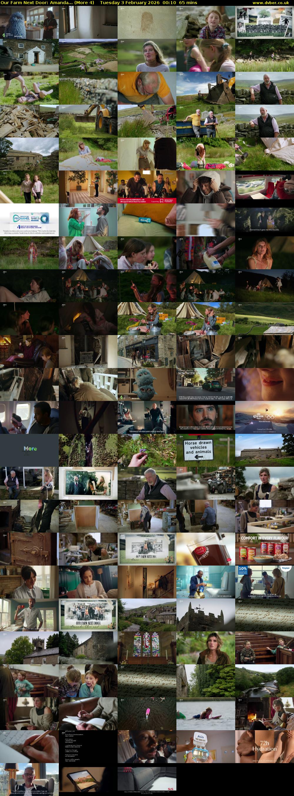 Our Farm Next Door: Amanda... (More 4) Tuesday 3 February 2026 00:10 - 01:15