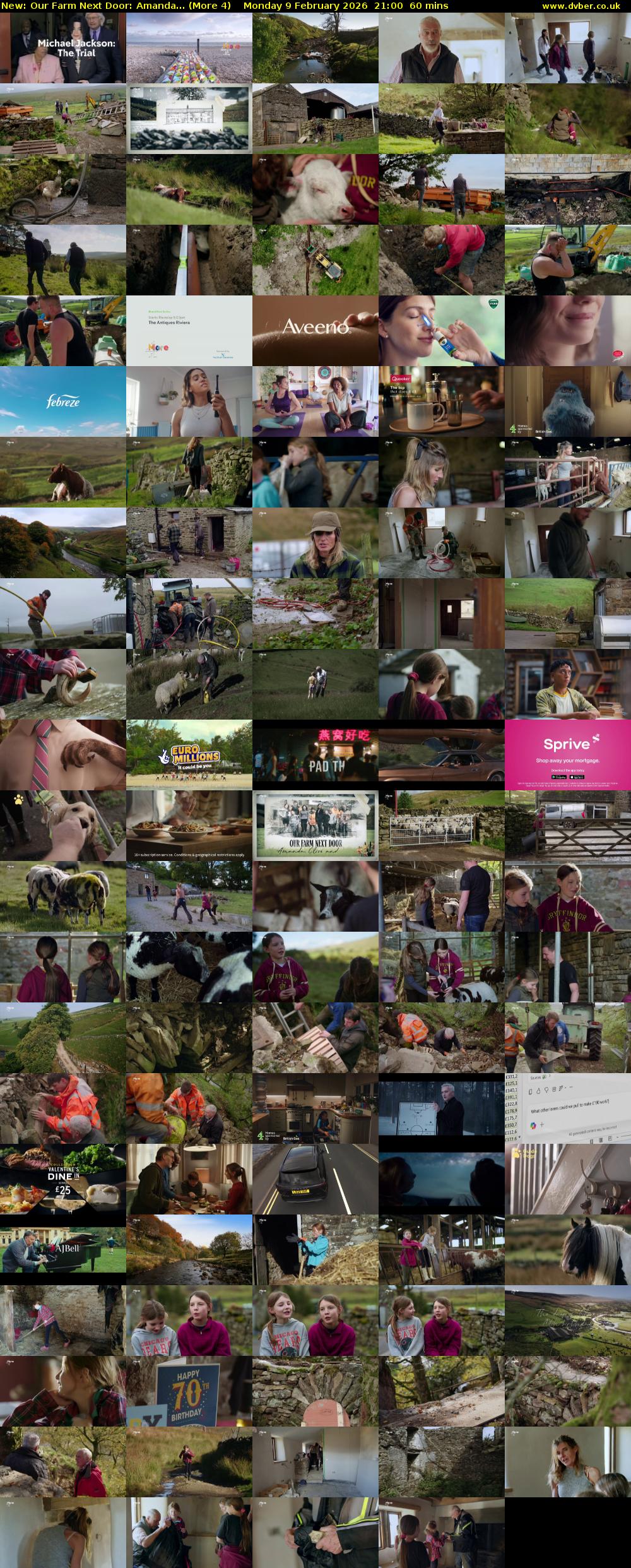 Our Farm Next Door: Amanda... (More 4) Monday 9 February 2026 21:00 - 22:00