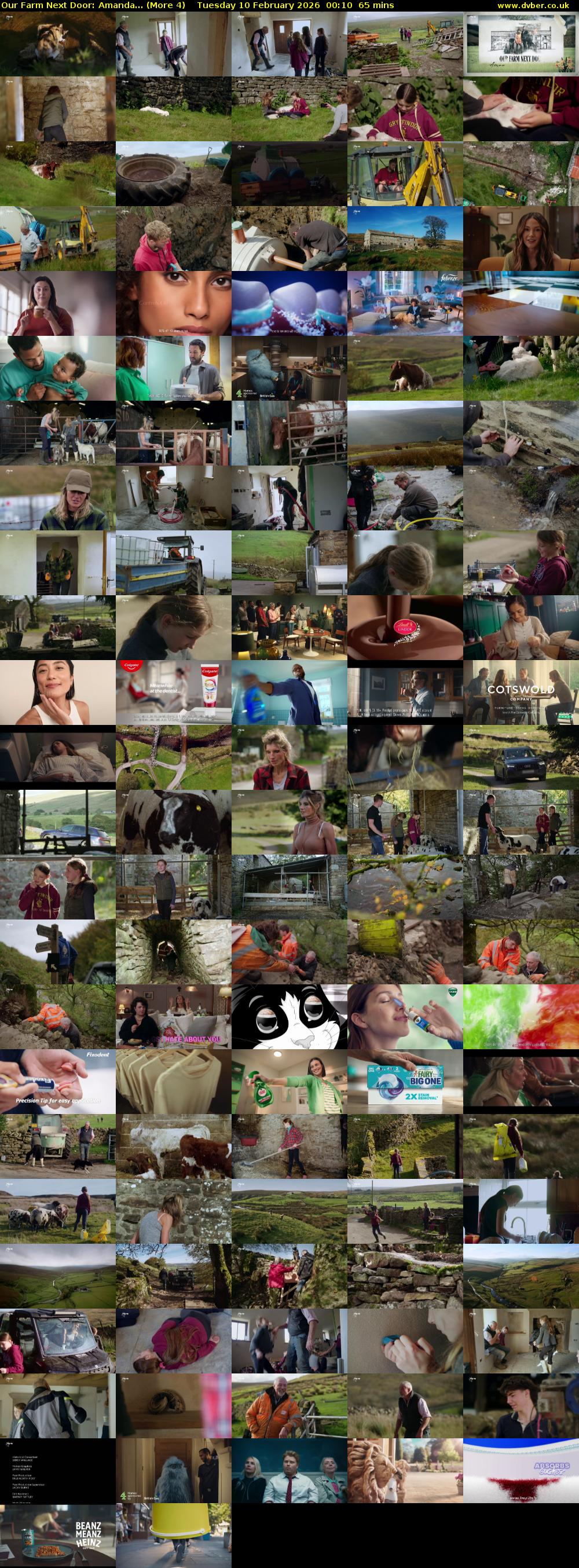 Our Farm Next Door: Amanda... (More 4) Tuesday 10 February 2026 00:10 - 01:15