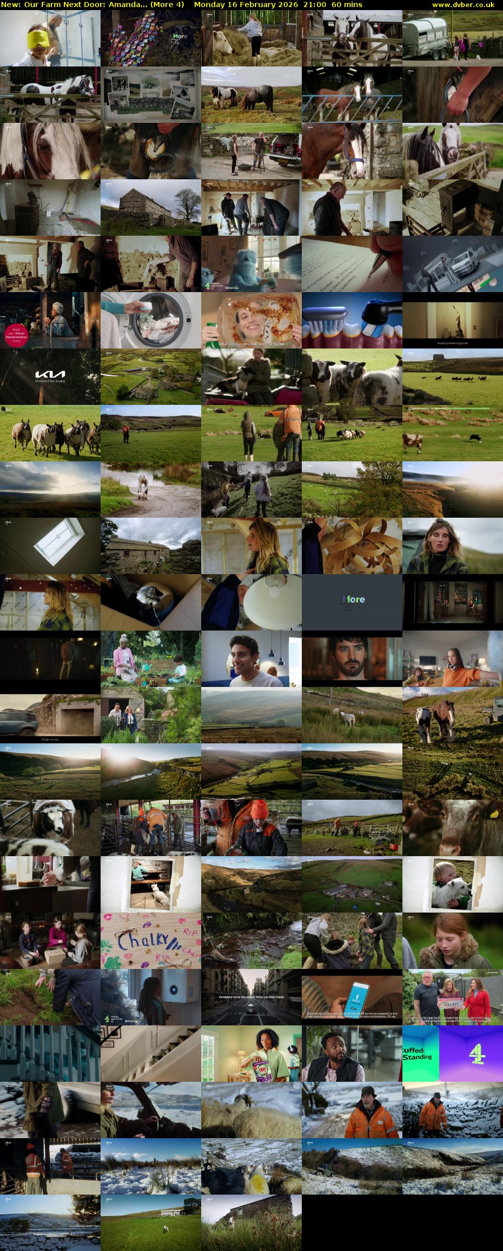 Our Farm Next Door: Amanda... (More 4) Monday 16 February 2026 21:00 - 22:00