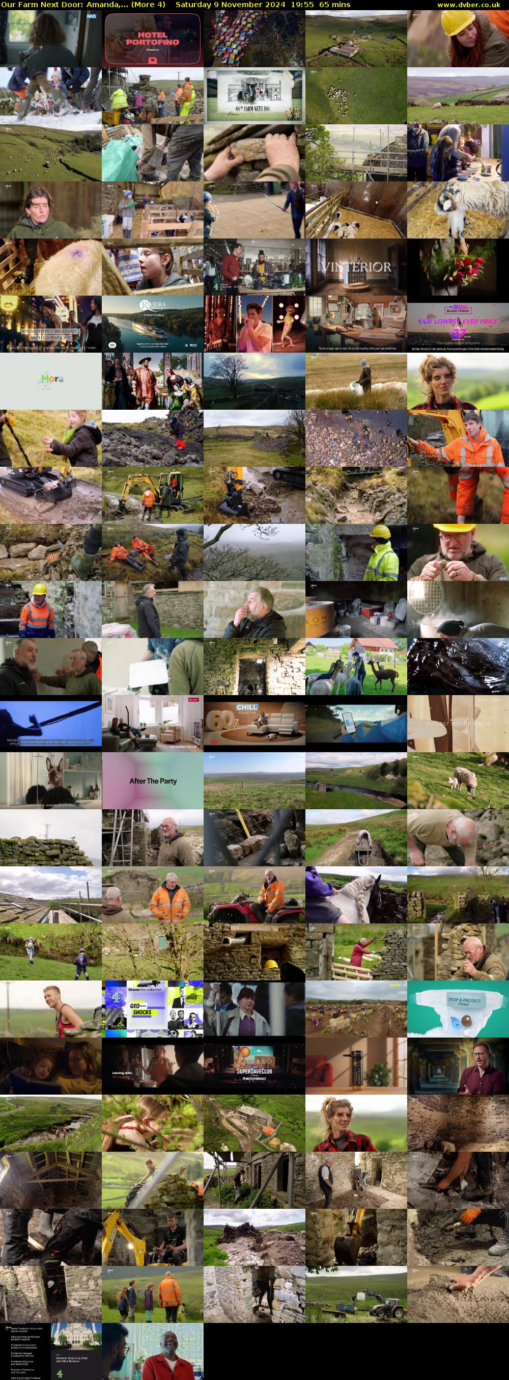 Our Farm Next Door: Amanda,... (More 4) Saturday 9 November 2024 19:55 - 21:00