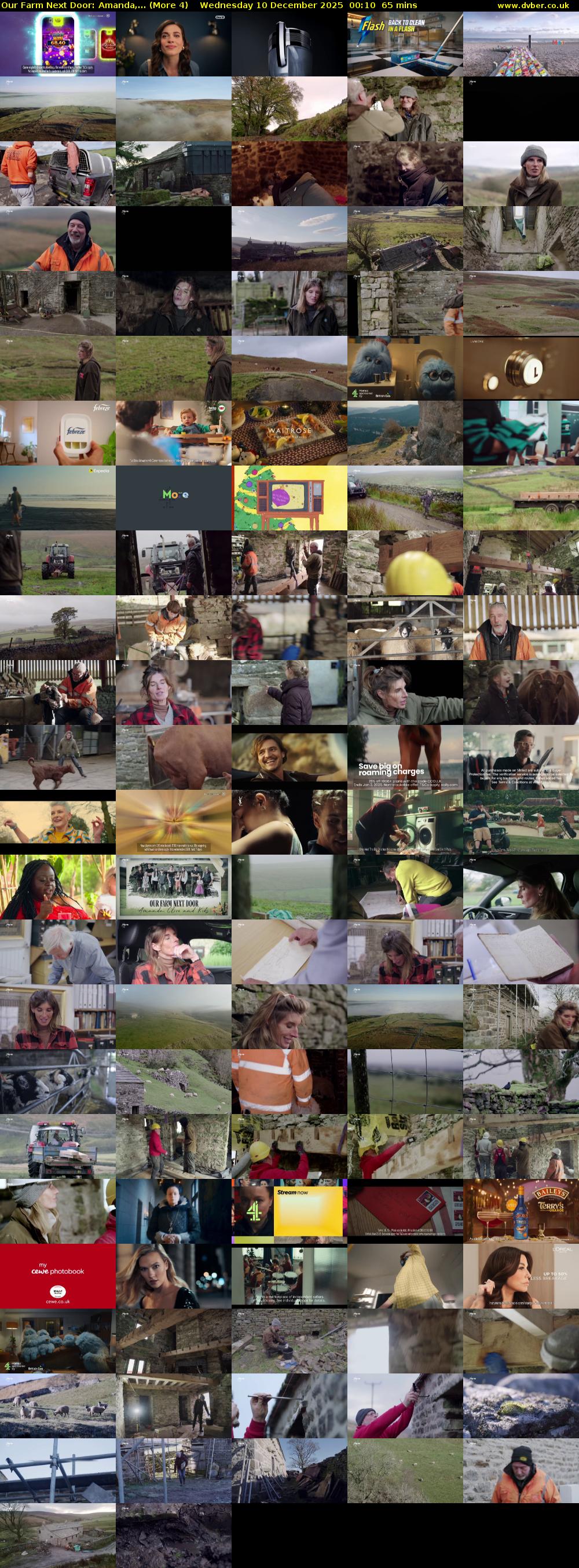 Our Farm Next Door: Amanda,... (More 4) Wednesday 10 December 2025 00:10 - 01:15