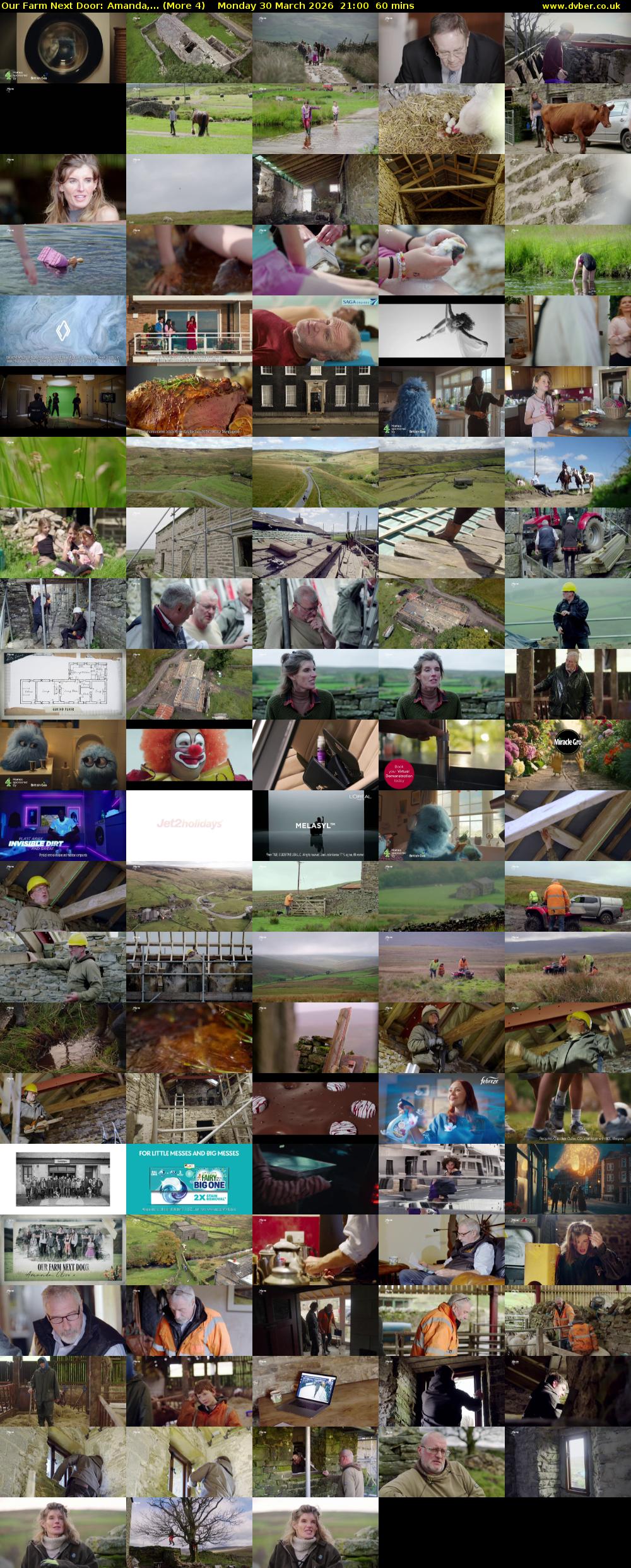 Our Farm Next Door: Amanda,... (More 4) Monday 30 March 2026 21:00 - 22:00