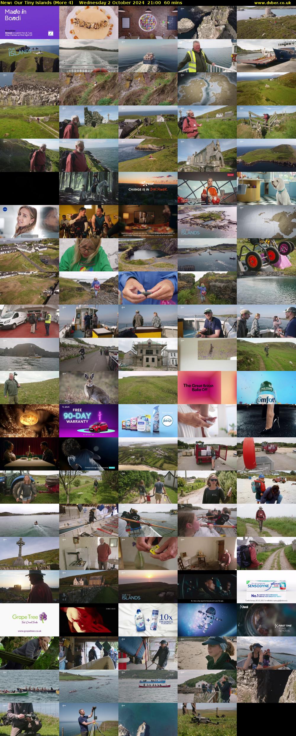 Our Tiny Islands (More 4) Wednesday 2 October 2024 21:00 - 22:00