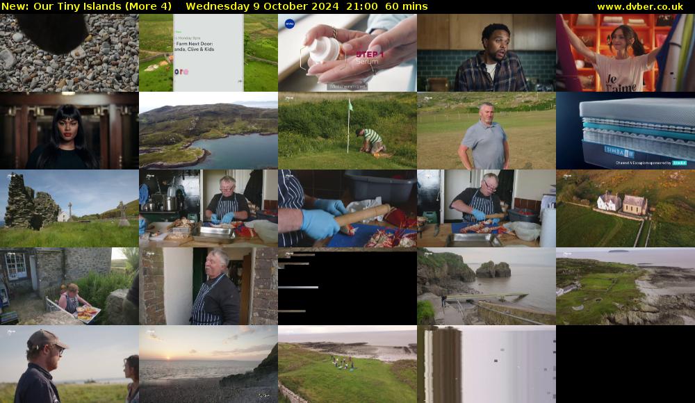 Our Tiny Islands (More 4) Wednesday 9 October 2024 21:00 - 22:00