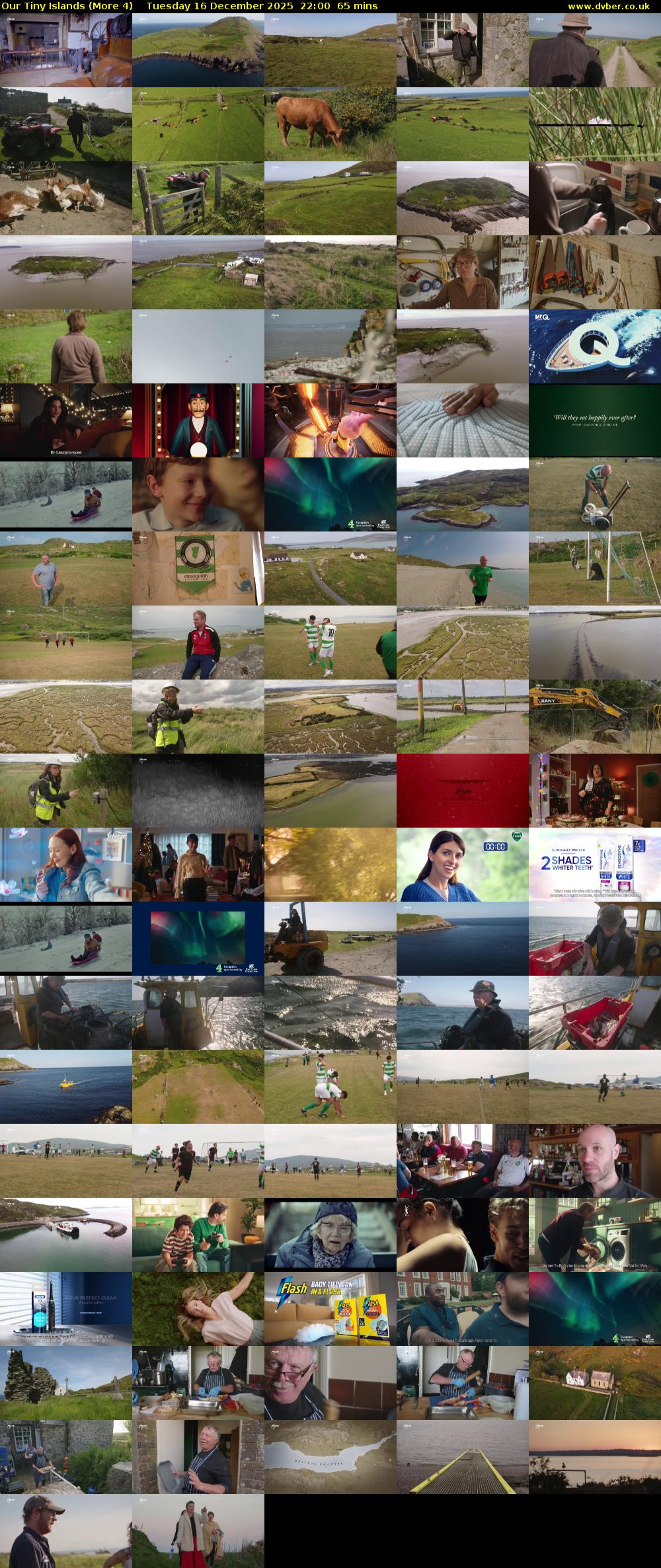 Our Tiny Islands (More 4) Tuesday 16 December 2025 22:00 - 23:05