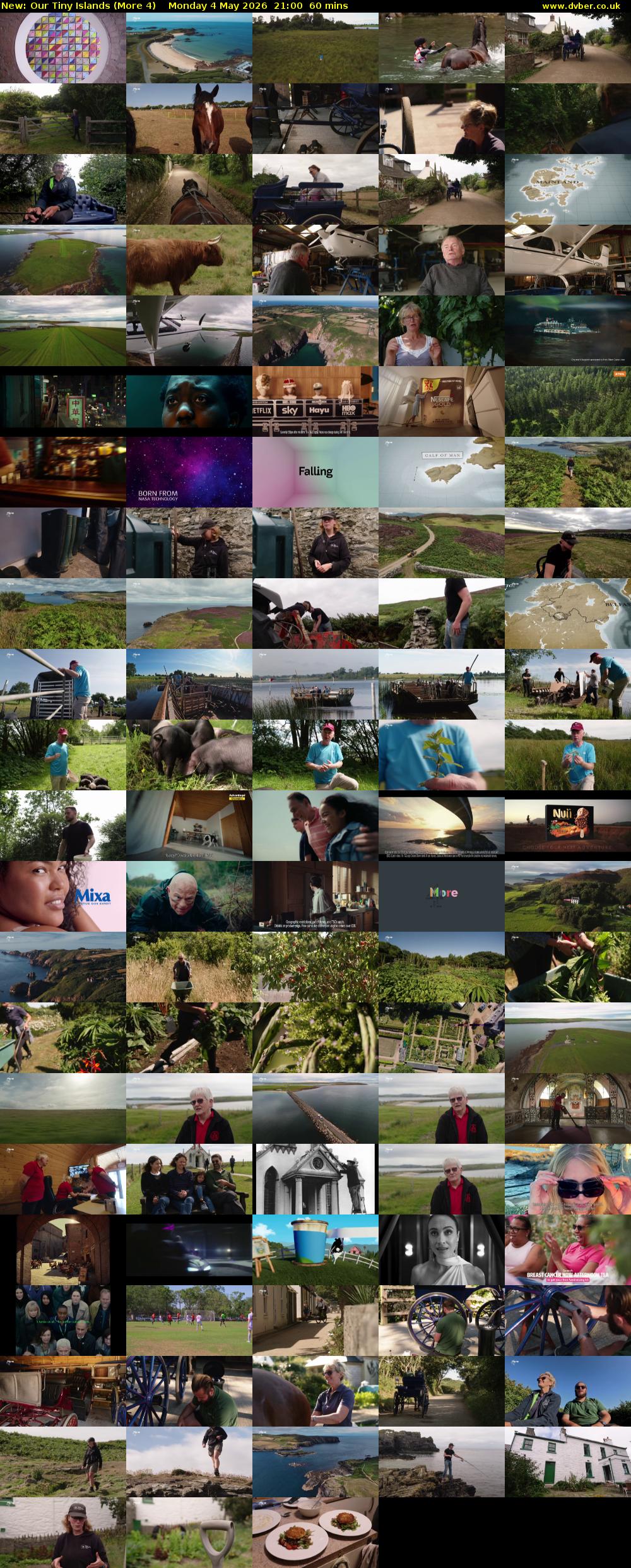 Our Tiny Islands (More 4) Monday 4 May 2026 21:00 - 22:00