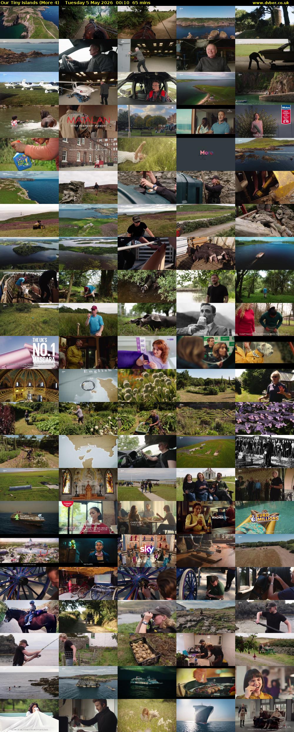 Our Tiny Islands (More 4) Tuesday 5 May 2026 00:10 - 01:15