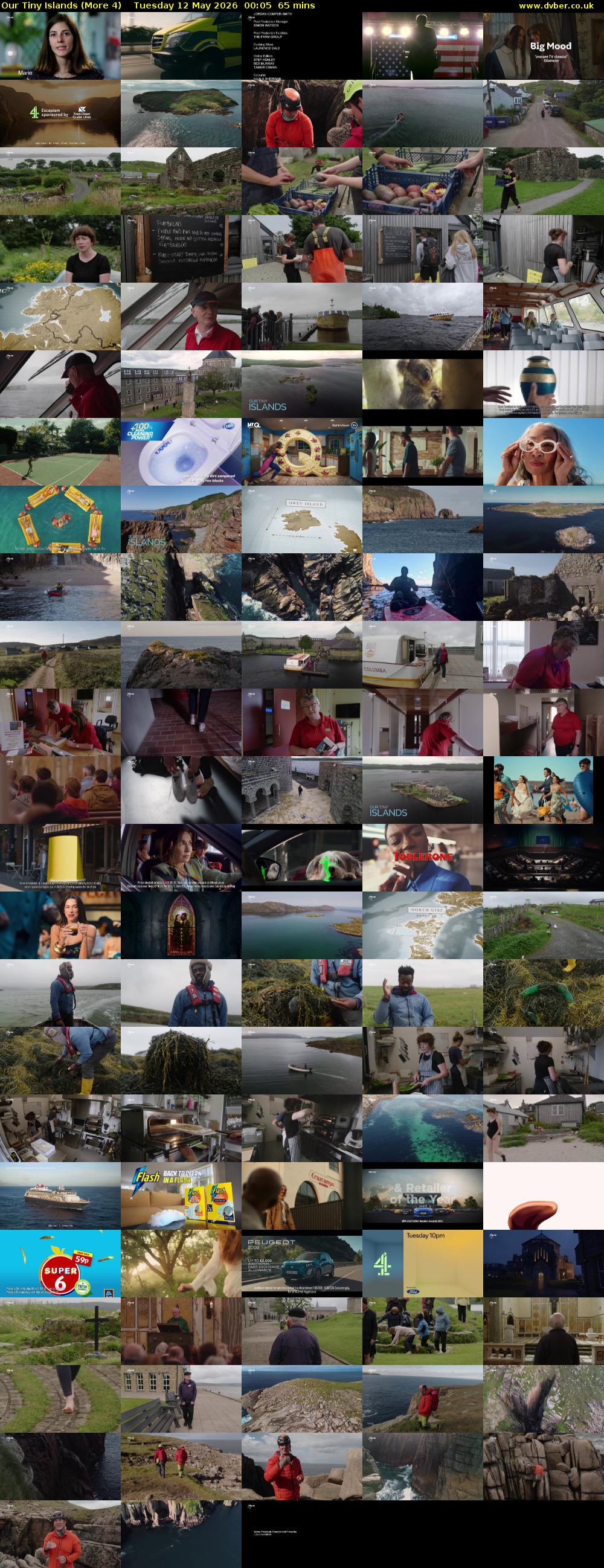 Our Tiny Islands (More 4) Tuesday 12 May 2026 00:05 - 01:10