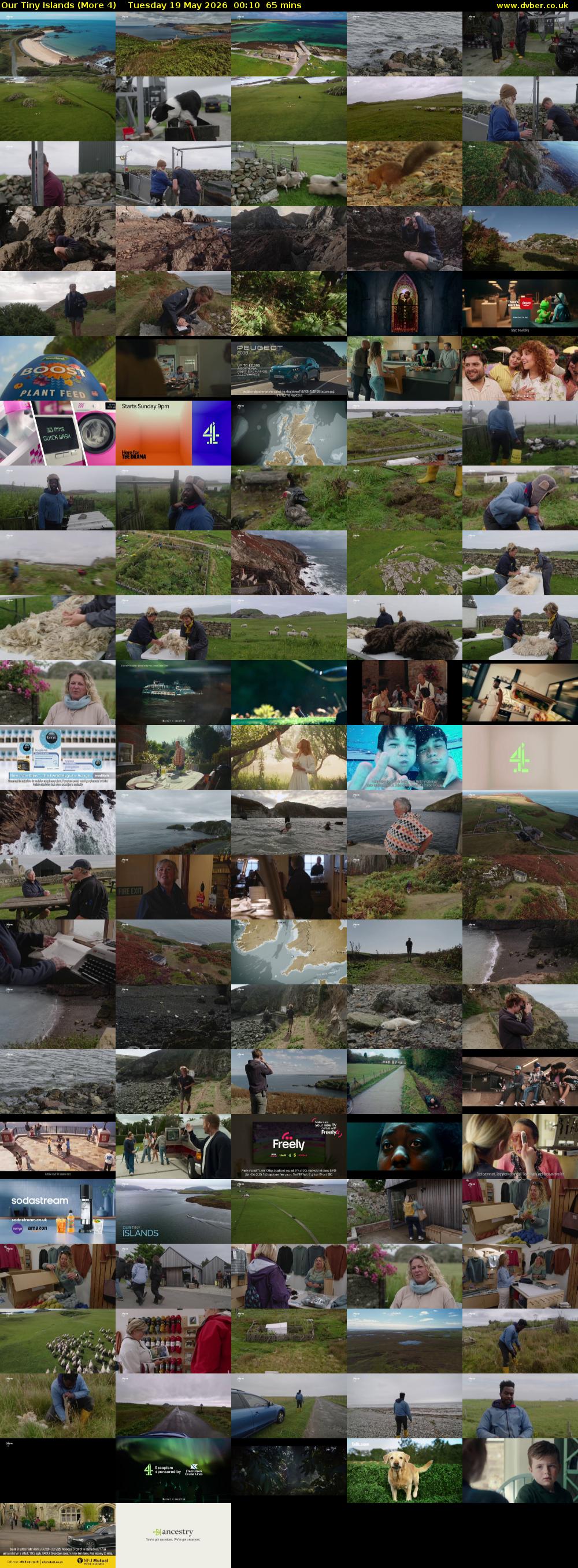 Our Tiny Islands (More 4) Tuesday 19 May 2026 00:10 - 01:15