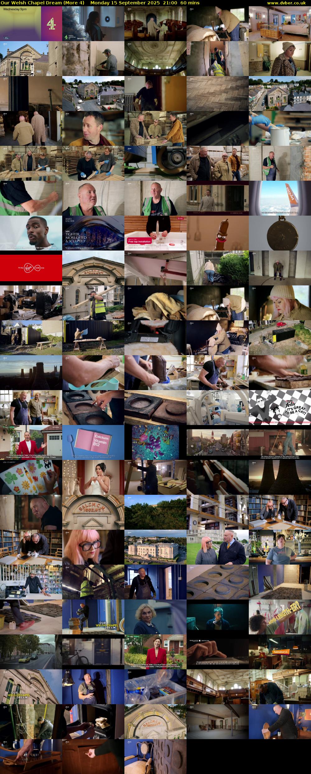 Our Welsh Chapel Dream (More 4) Monday 15 September 2025 21:00 - 22:00