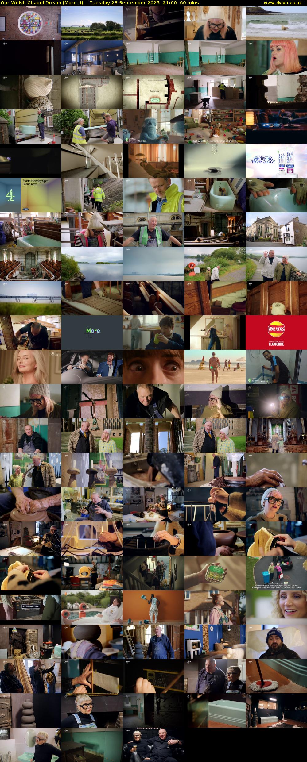 Our Welsh Chapel Dream (More 4) Tuesday 23 September 2025 21:00 - 22:00