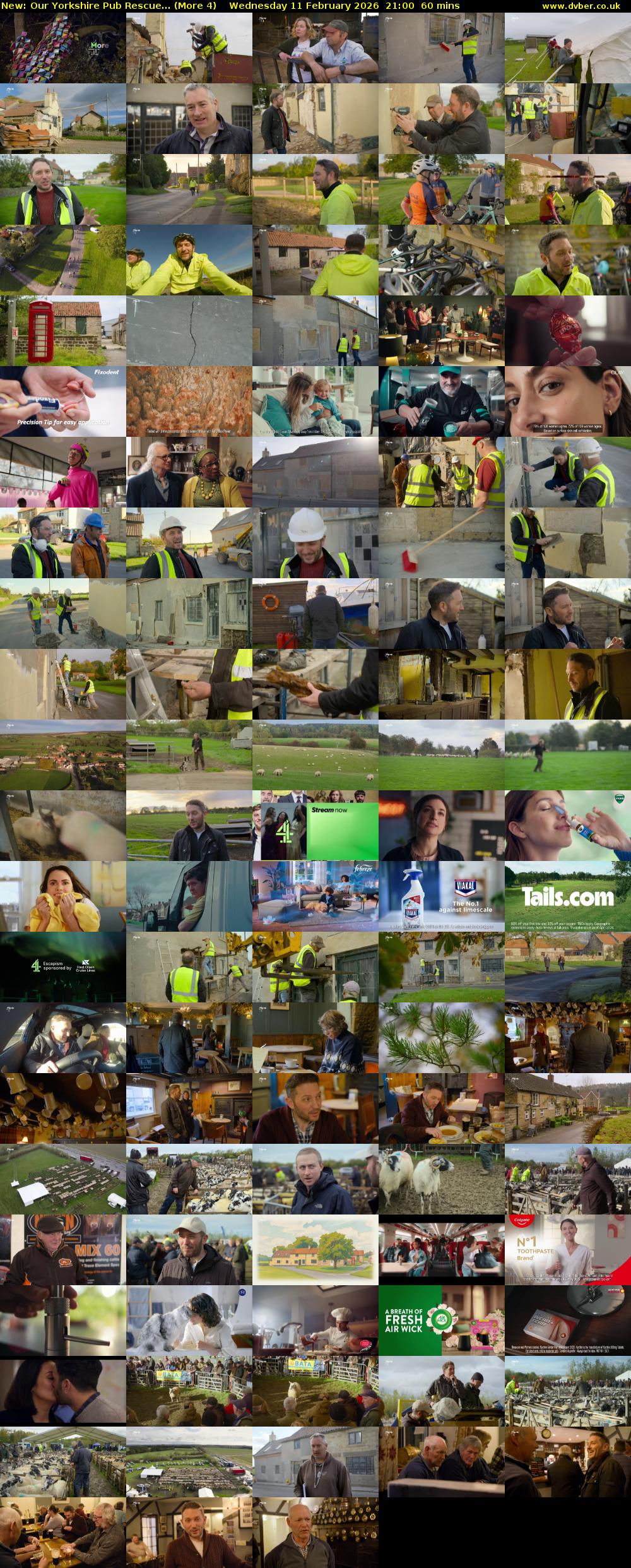 Our Yorkshire Pub Rescue... (More 4) Wednesday 11 February 2026 21:00 - 22:00