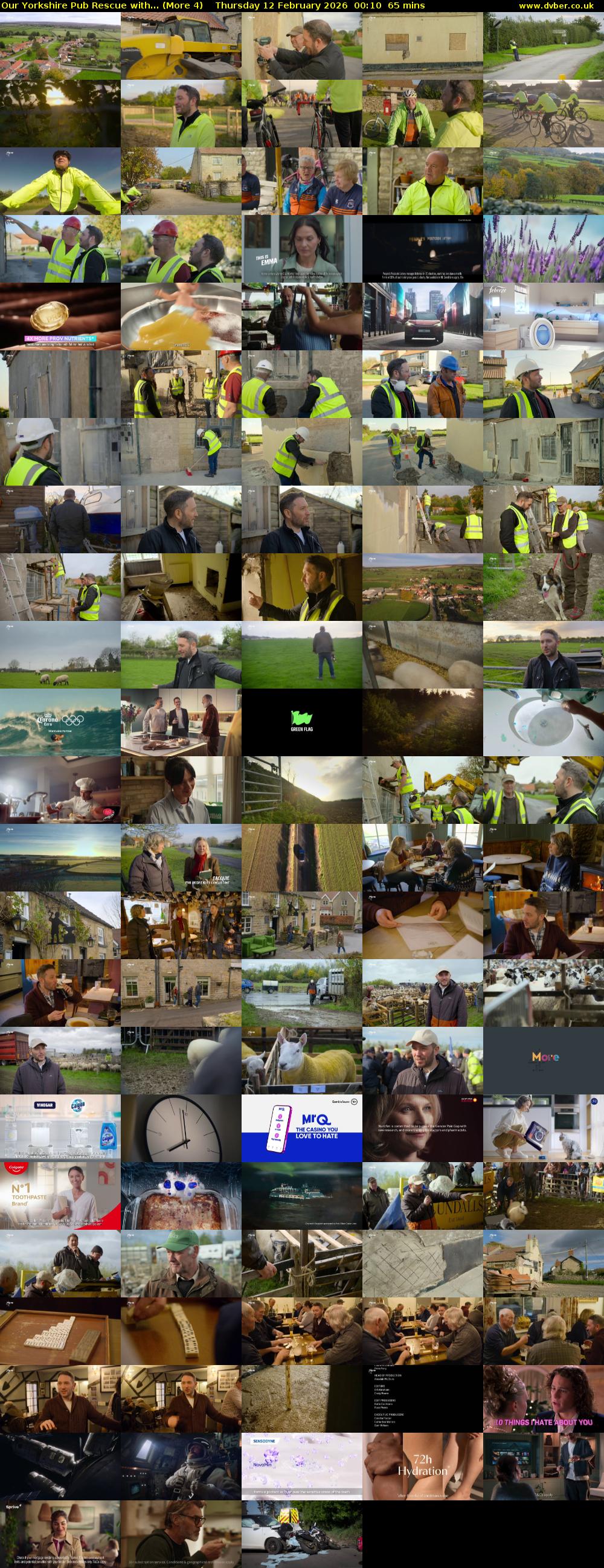 Our Yorkshire Pub Rescue with... (More 4) Thursday 12 February 2026 00:10 - 01:15