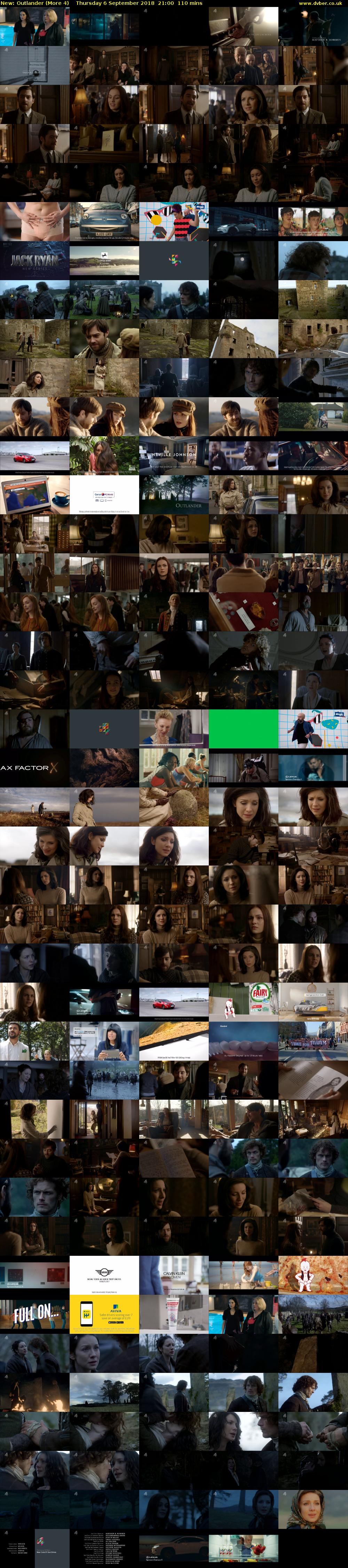 Outlander (More 4) Thursday 6 September 2018 21:00 - 22:50