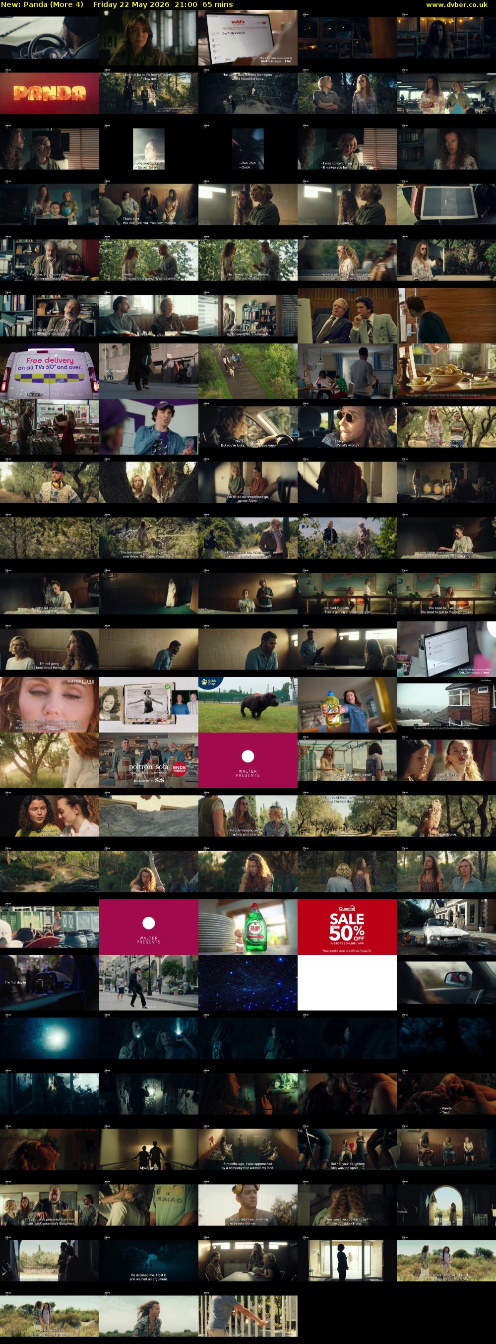 Panda (More 4) Friday 22 May 2026 21:00 - 22:05