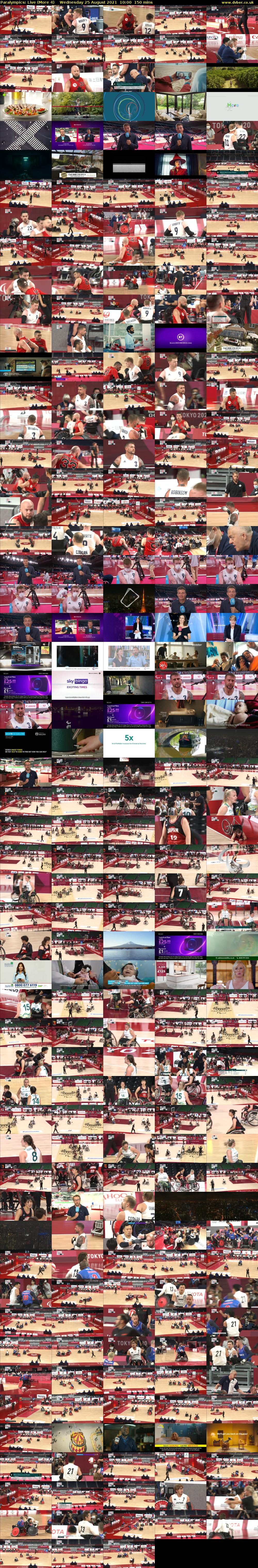 Paralympics: Live (More 4) Wednesday 25 August 2021 10:00 - 12:30