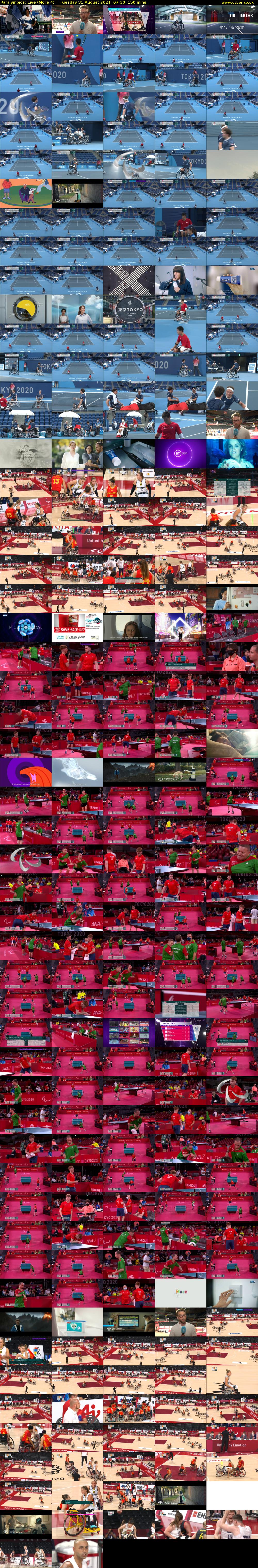Paralympics: Live (More 4) Tuesday 31 August 2021 07:30 - 10:00