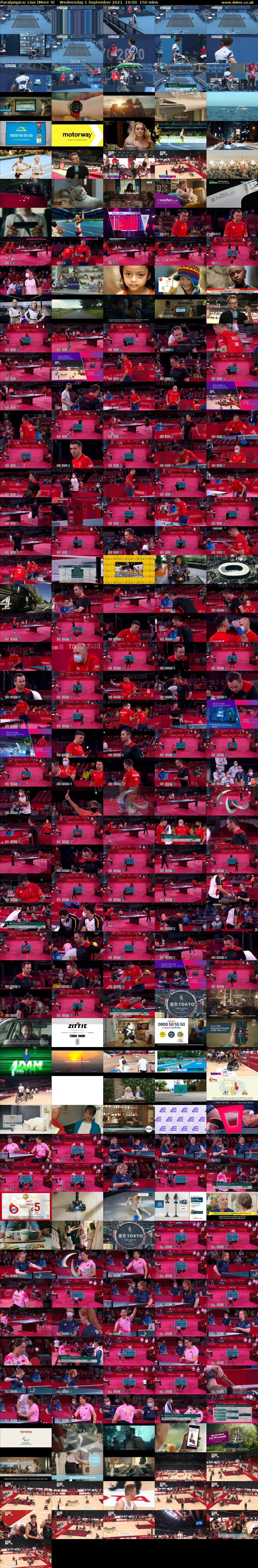 Paralympics: Live (More 4) Wednesday 1 September 2021 10:00 - 12:30