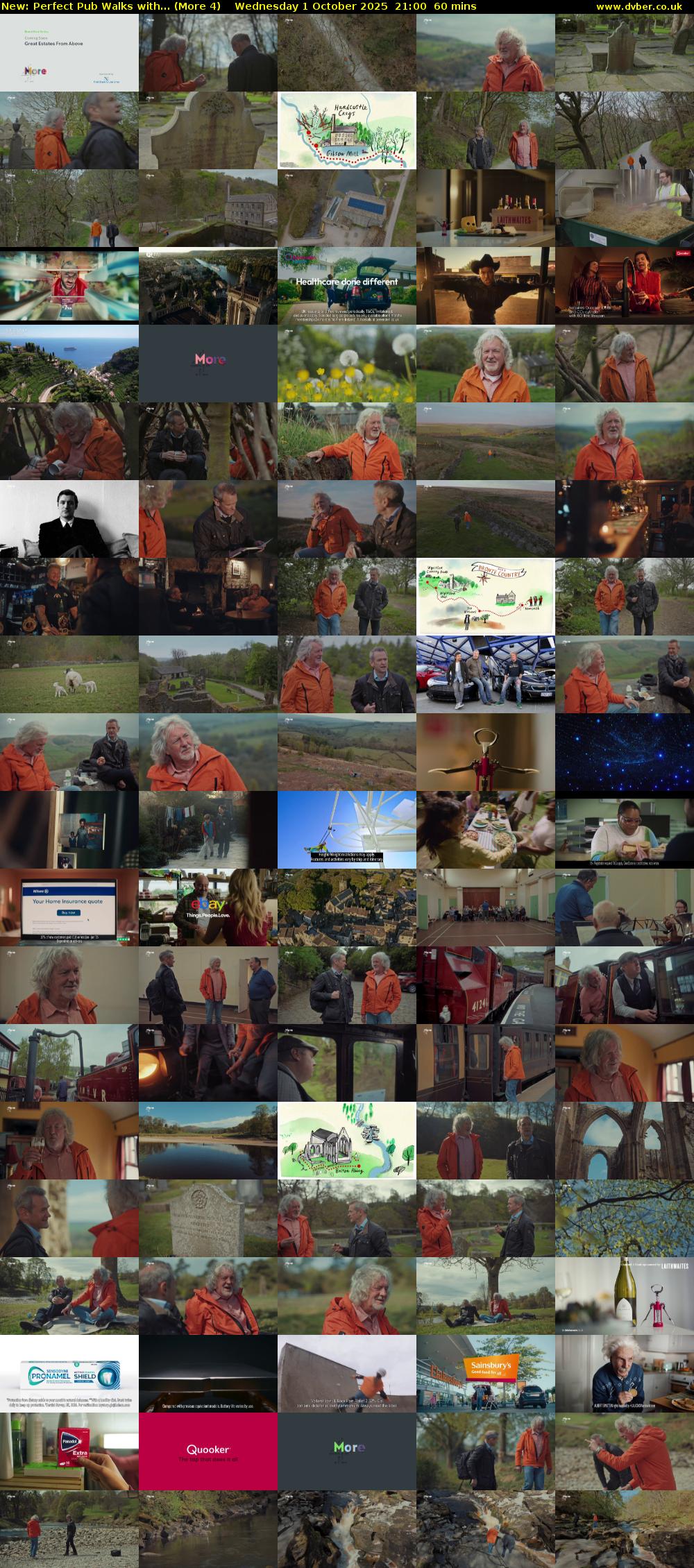 Perfect Pub Walks with... (More 4) Wednesday 1 October 2025 21:00 - 22:00