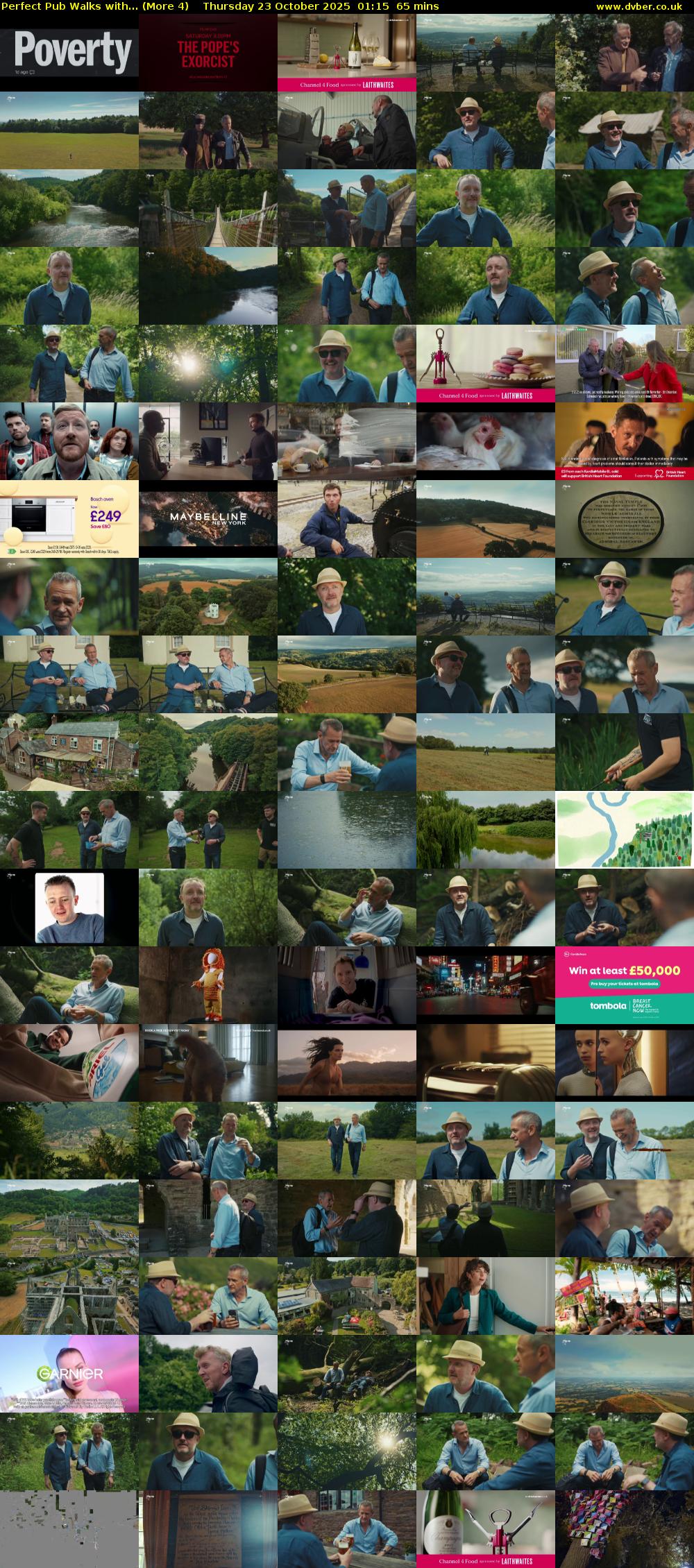 Perfect Pub Walks with... (More 4) Thursday 23 October 2025 01:15 - 02:20