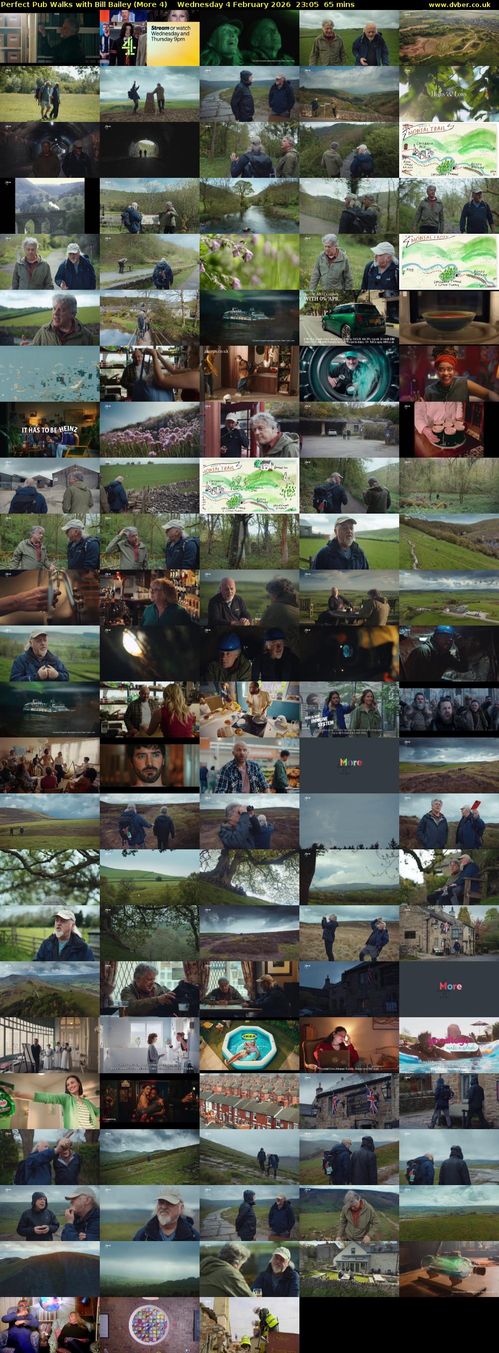 Perfect Pub Walks with Bill Bailey (More 4) Wednesday 4 February 2026 23:05 - 00:10