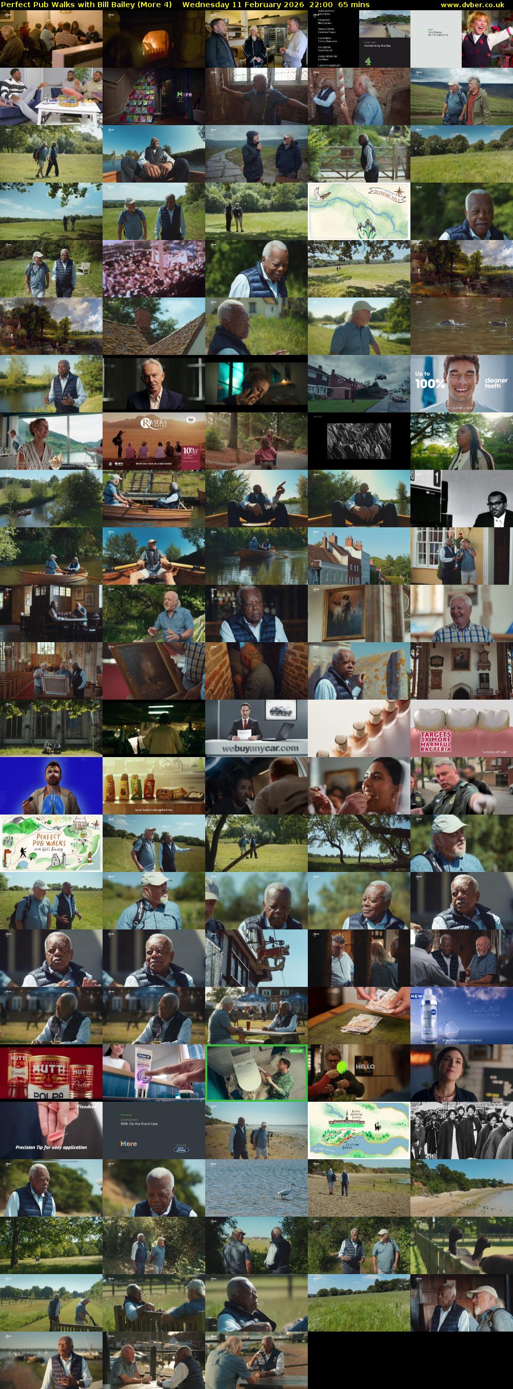 Perfect Pub Walks with Bill Bailey (More 4) Wednesday 11 February 2026 22:00 - 23:05