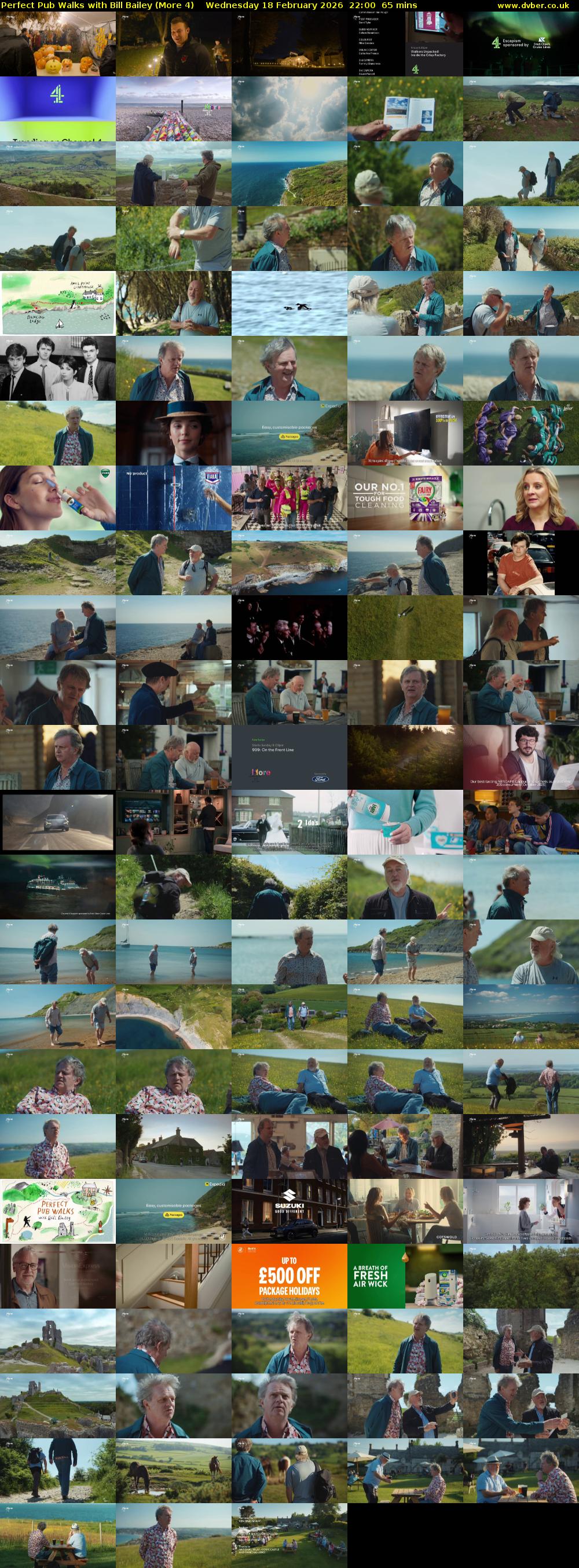 Perfect Pub Walks with Bill Bailey (More 4) Wednesday 18 February 2026 22:00 - 23:05